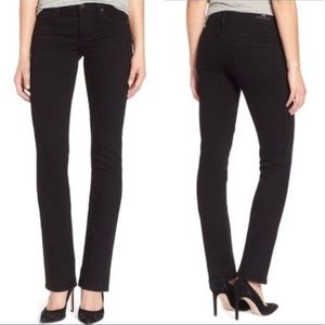 Citizens of Humanity Black Jeans Ava Low Rise Straight Leg Size 24